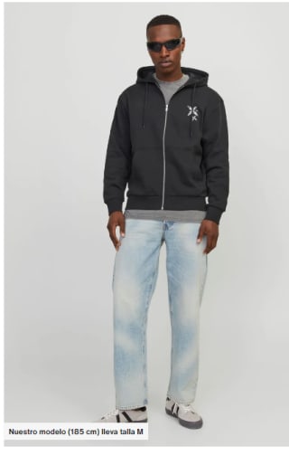 Sudadera Jack & Jones JORSCORPION ZIP HOOD por 12€