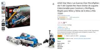 LEGO Star Wars: Las Guerras Clon Microfighter por 8,66€