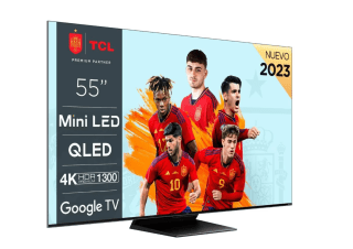 TV QD MiniLED 55" TCL 55C805 4K UHD Dolby Vision IQ Smart TV HDR10+ Dolby AC4 Quantum Dot a solo 579€