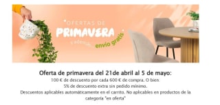 100€ dto o 5% dto desde Tuco