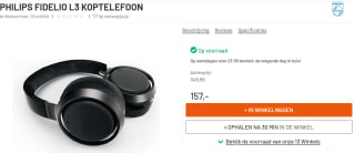 Philips draadloze koptelefoon Fidelio L3/00 (Zwart) voor €157 bij Kamera Express