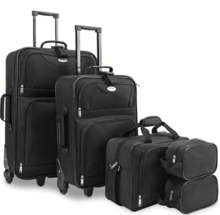 Monzana Kofferset 5-delig - Zwart voor €59,95 bij DeubaXXL