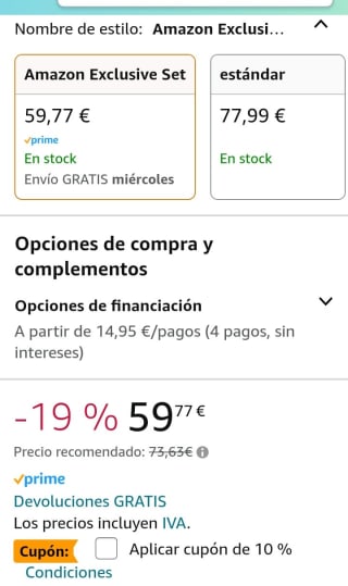 Bosch Professional Bosch GO - Atornillador a batería por 53,79€.