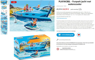 PLAYMOBIL Funpark jacht met waterscooter 70630 voor €34,99 bij Playmobil