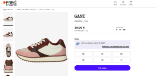 Zapatillas marca Gant para mujer por 39€