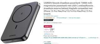 UGREEN Nexode draadloze powerbank 10000 mAh voor €29,99 bij Amazon