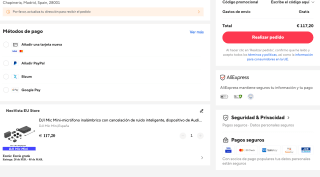 DJI Mic Mini-micrófono inalámbrico 2 TX + 1 RX + estuche de carga por 117,20€