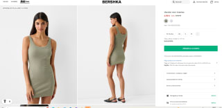 Vestido mini tirantes por 3,99€