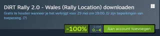 Gratis diverse DiRT Rally 2.0 DLCs bij Steam