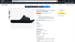 Under Armour UA W Locker IV SL Sandalia Slide Mujer por 14,97€