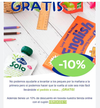 -10% de descuento en Tienda Hero