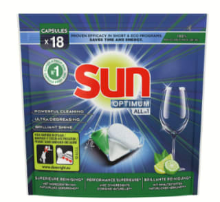 Sun Optimum All-in 1 Vaatwascapsules Citroen 144 stuks voor €19,28 bij Plein