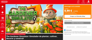 Juego para nintendo The Gardener Simulator: Simulador de plantar, cultivar, decorar y construir por 0,99€