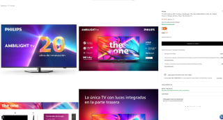 Philips TV LED 139cm 55" Philips Ambilight The One 55PUS8919 UHD 4K, Dolby Vision y Dolby Atmos Titan OS Smart TV Alexa y Google por solo 521,10€€