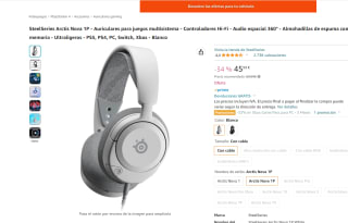 Auriculares para juegos multisitema SteelSeries Arctis Nova por 45,99€