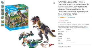 Playmobil Dinos T-Rex sporenonderzoek (71524) voor €31,20 bij Amazon ES