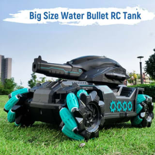 Juguete tanque con luz y música disparador de agua por 48,15€