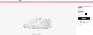 Zapatillas Nike Force 1 Little Kids' Shoe Blancas a solo 50€