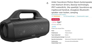 Soundcore Motion Boom voor €64,99 bij Amazon.nl