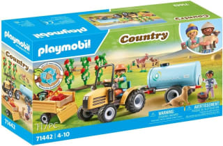 Playmobil Tractor met aanhanger en watertank (71442) voor €22,50 bij Amazon