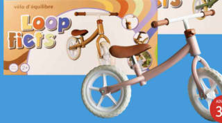 Metalen loopfiets voor €14,99