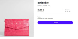 Clutch Ted Baker CROCEY por 21.9€