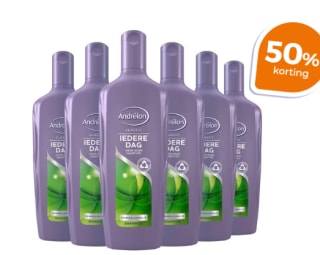 Andrélon Classic Iedere Dag Shampoo 6 x 300ml voor €6,88 bij Trekpleister