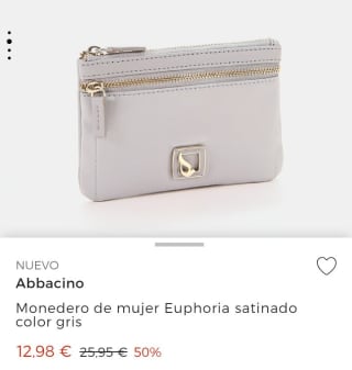 Recopilación de Monederos y Tarjeteros para nosotras desde el Corte Inglés.