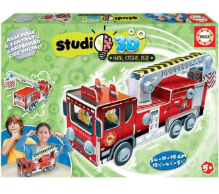 Educa Borras Manualidad Studio 3D Camión De Bomberos por 9,99€.