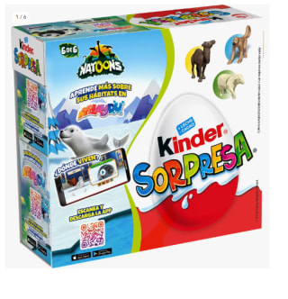 Kinder Huevos de Chocolate 24 ud por 13.75€