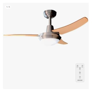 EnergySilence Aero 480. Ventilador de Techo con Mando a Distancia y Luz, 65 W, 106 cm de Diámetro, 3 Aspas Reversibles, 3 Velocidades por 77.19€ (Cuenta Nueva 65.19€)