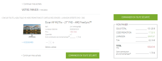 HP M27FW 27" à 133,13€ au lieu de 152€ + livraison offerte