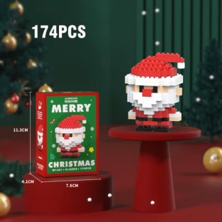 Mini bloques de construcción Papá Noel por 1,62€