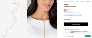 Eastside gouden ketting met kruis voor €19,95 bij About You