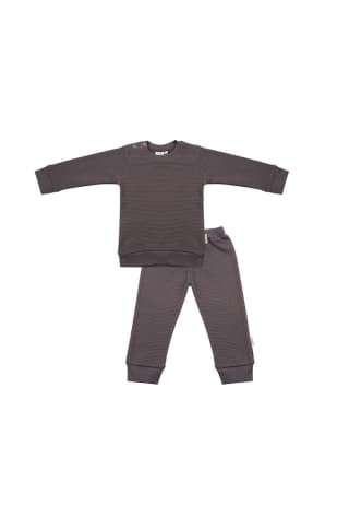 70 procent korting op wafel pyjamal Little Indians grijs