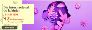 12% DTO por el Dia Internacional de la Mujer e Casa Pia