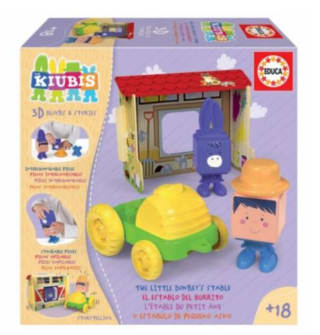 Educa Borras El Establo Del Burrito (2 Personajes + Tractor) The Kiubis por 10€