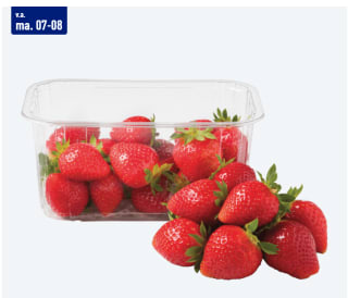 400 gram Hollandse aardbeien voor €2,45 bij de Aldi