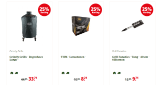 25% korting op alle barbecue accessoires bij Welkoop