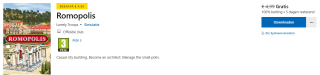Romopolis gratis in de Microsoft Store