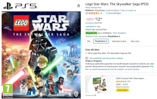 LEGO Star Wars: The Skywalker Saga voor €12,95 bij Amazon