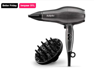 BabyLiss Platinum Diamond 2300 D6490DE met diffuservoor €51,92 bij Productpine