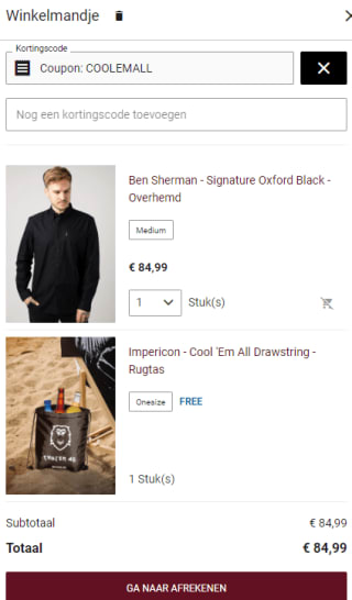 Gratis koelrugzak bij bestelling bij Impericon