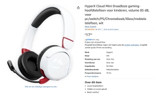 HyperX Cloud Mini - Draadloze Gaming Headset voor €17,93 bij Amazon