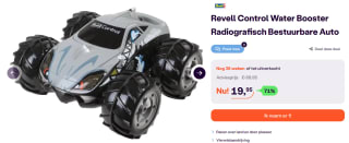 Revell Control Water Booster radiografisch bestuurbare auto voor €19,95 bij iBOOD