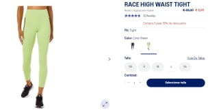 Mallas Asics Race High Waist Tight por 6€