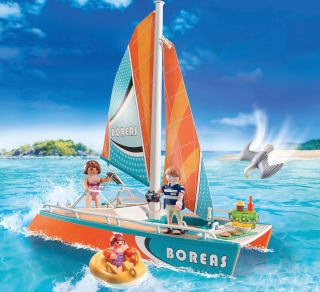 PLAYMOBIL Family Fun 71043 Catamarán por 10,80€
