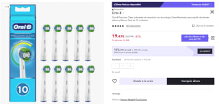 Pack 10 unidades Oral-B Precision Clean por 13.63€
