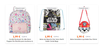Recopilación de Bolsas, mochilas y bandoleras desde 1,99€