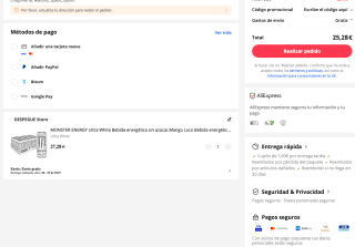 Monster Energy Pack 24 Latas (1.05€/u) por solo 25,28€